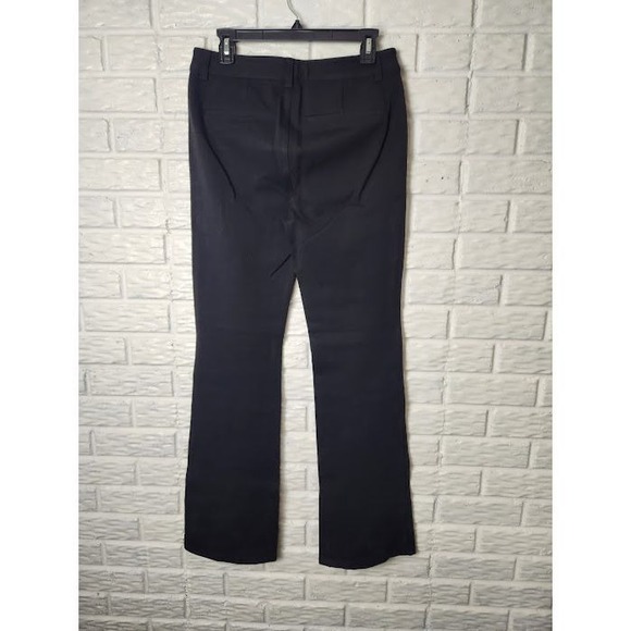 Paige Winona High Rise Slit Hems Bootcut Black Stretch Pants Women's Size 30 - Picture 2 of 6